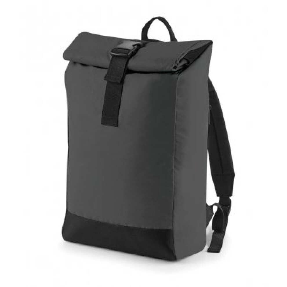 Reflective Roll Top Backpack