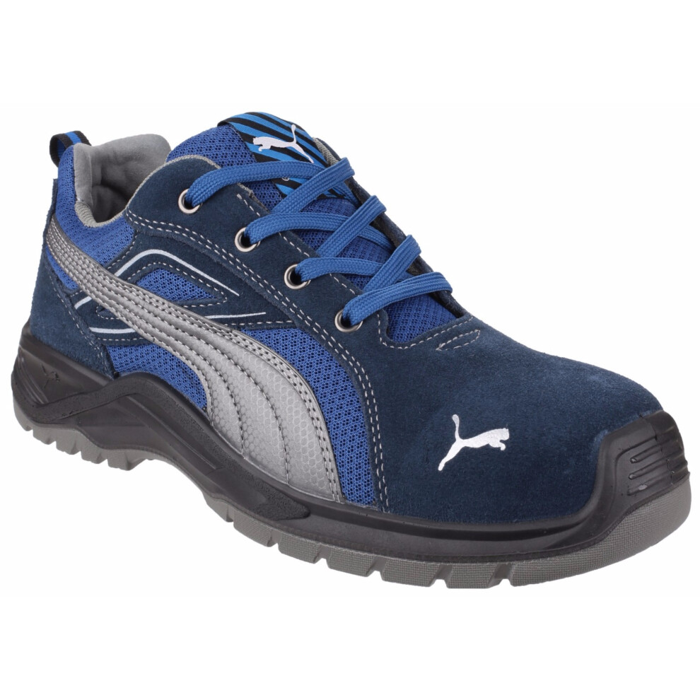 (6.5 UK, Blue) Puma Safety Mens Omni Sky Low Lace Up Safety Shoe