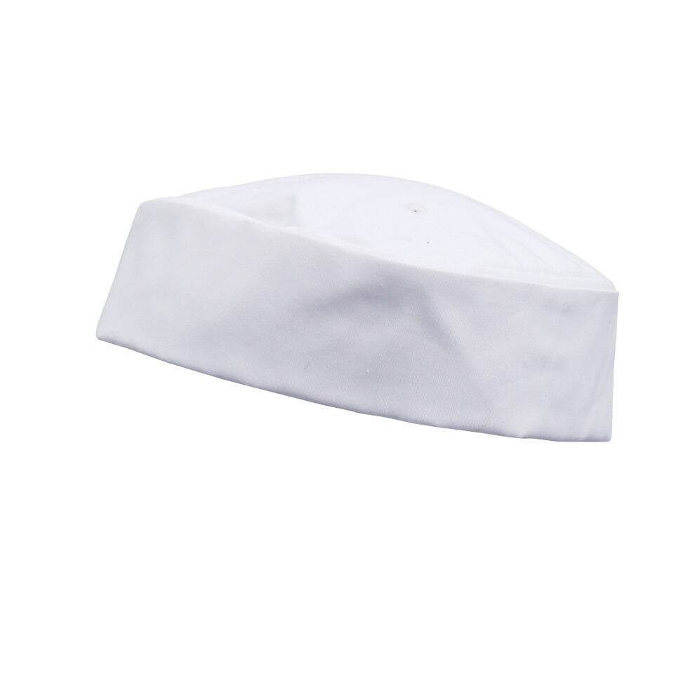 (M, White) Premier Turn-Up Chefs Hat