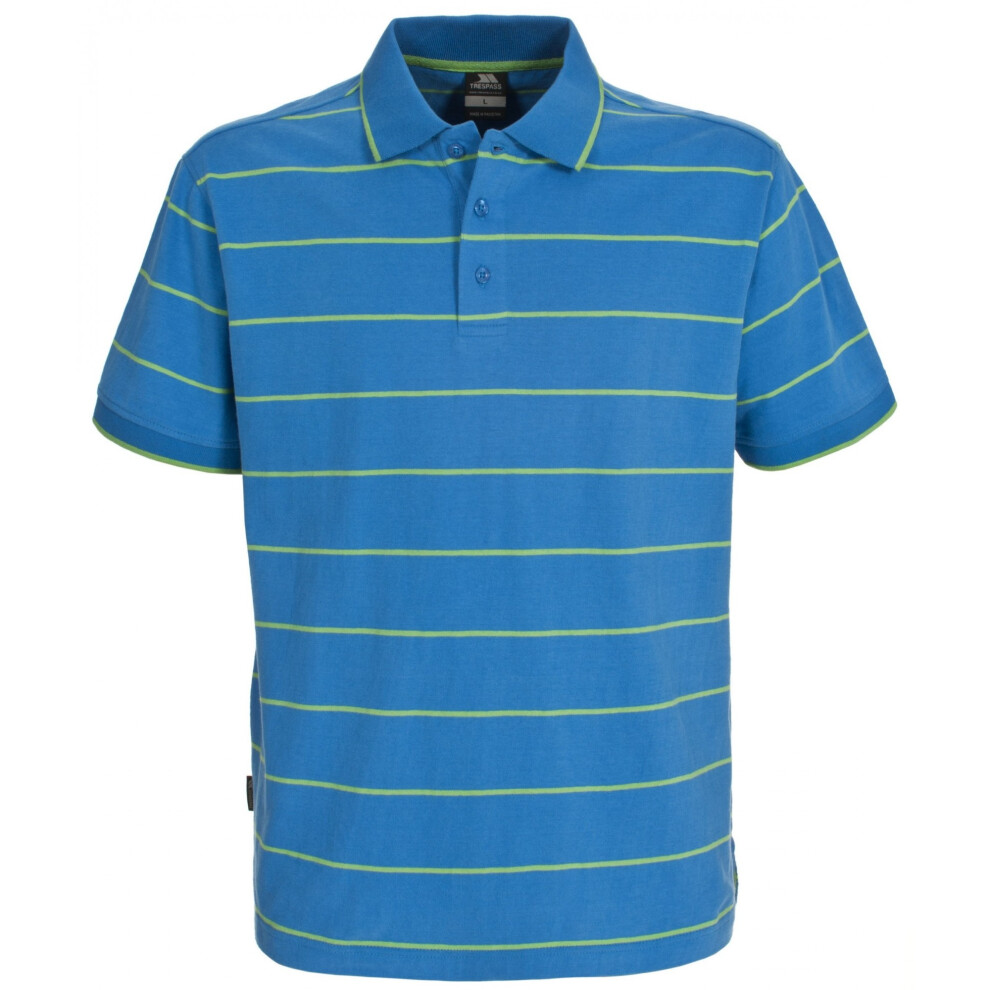 Samani Short Sleeve Striped Polo Shirt