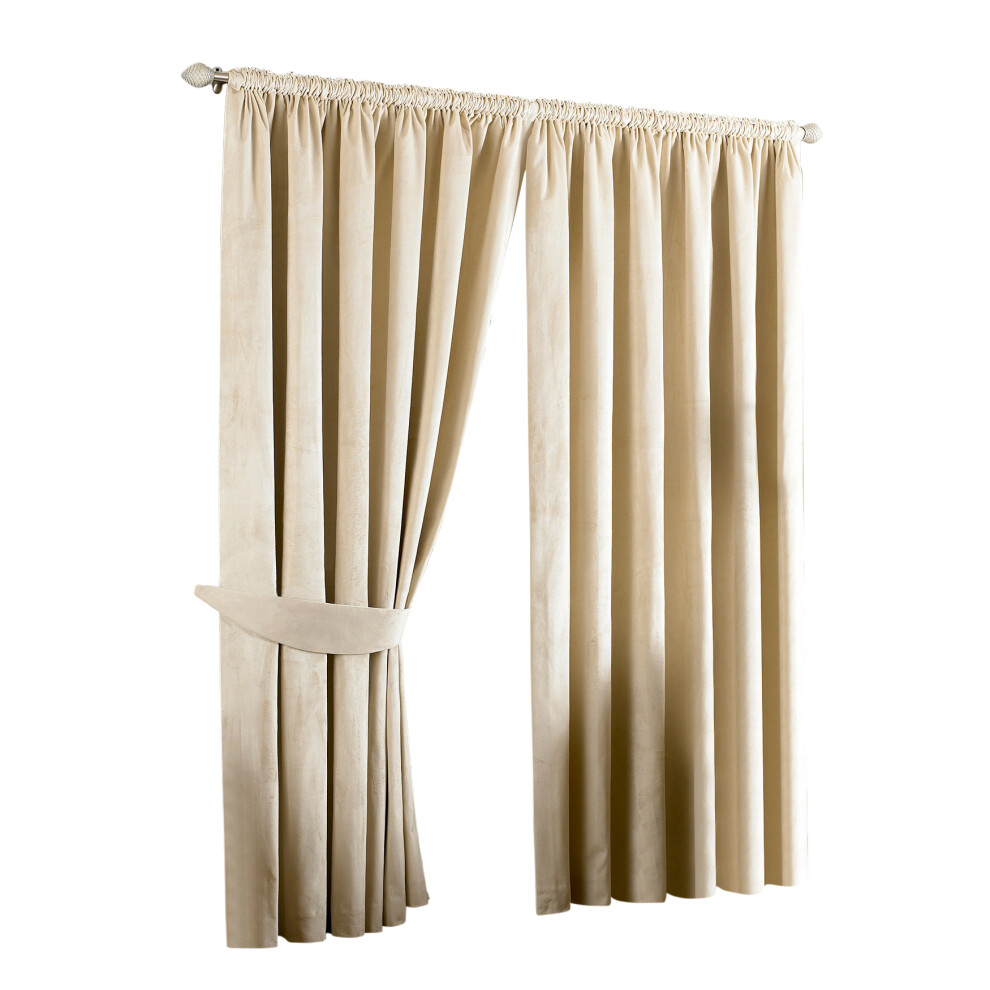 Riva Home Cream (46X72 (117X183cm), ) Imperial Pencil Pleat Curtains