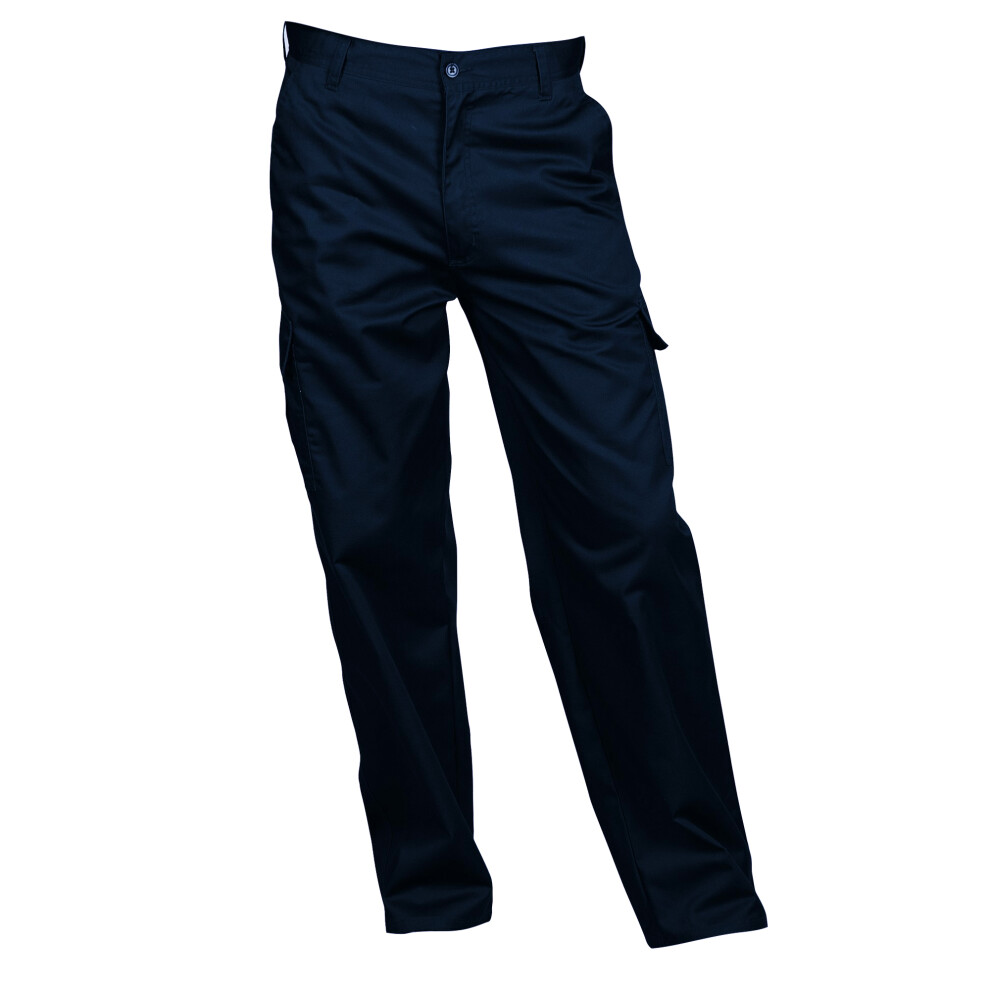 (42/L, Navy) Portwest Mens Combat Workwear Trousers