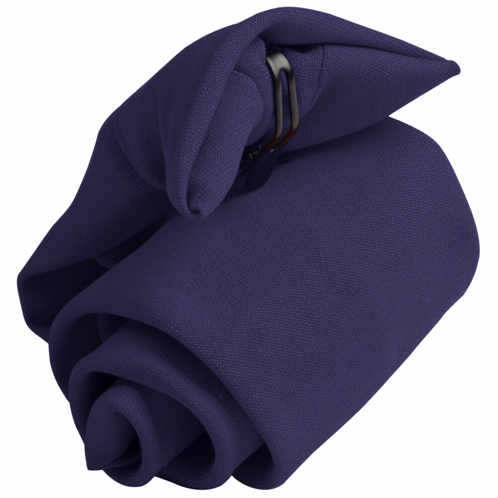 (One Size, Navy) Premier Tie - Mens Plain Workwear Clip On Tie