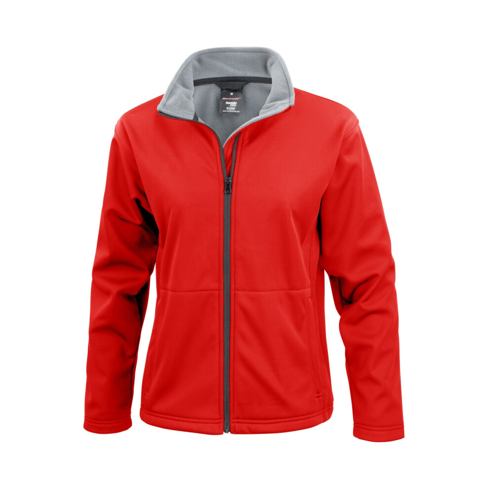 (XL, Red) Result Core Ladies Soft Shell Jacket