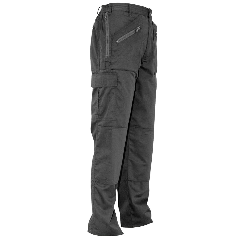 (2XL x Tall, Black) Portwest Womens/Ladies Action Work Trousers / Pant