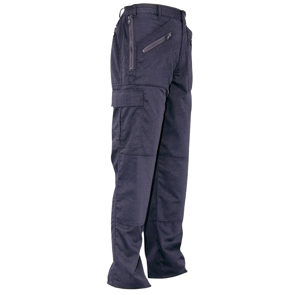 (Medium x Tall, Navy) Portwest Womens/Ladies Action Work Trousers / Pant