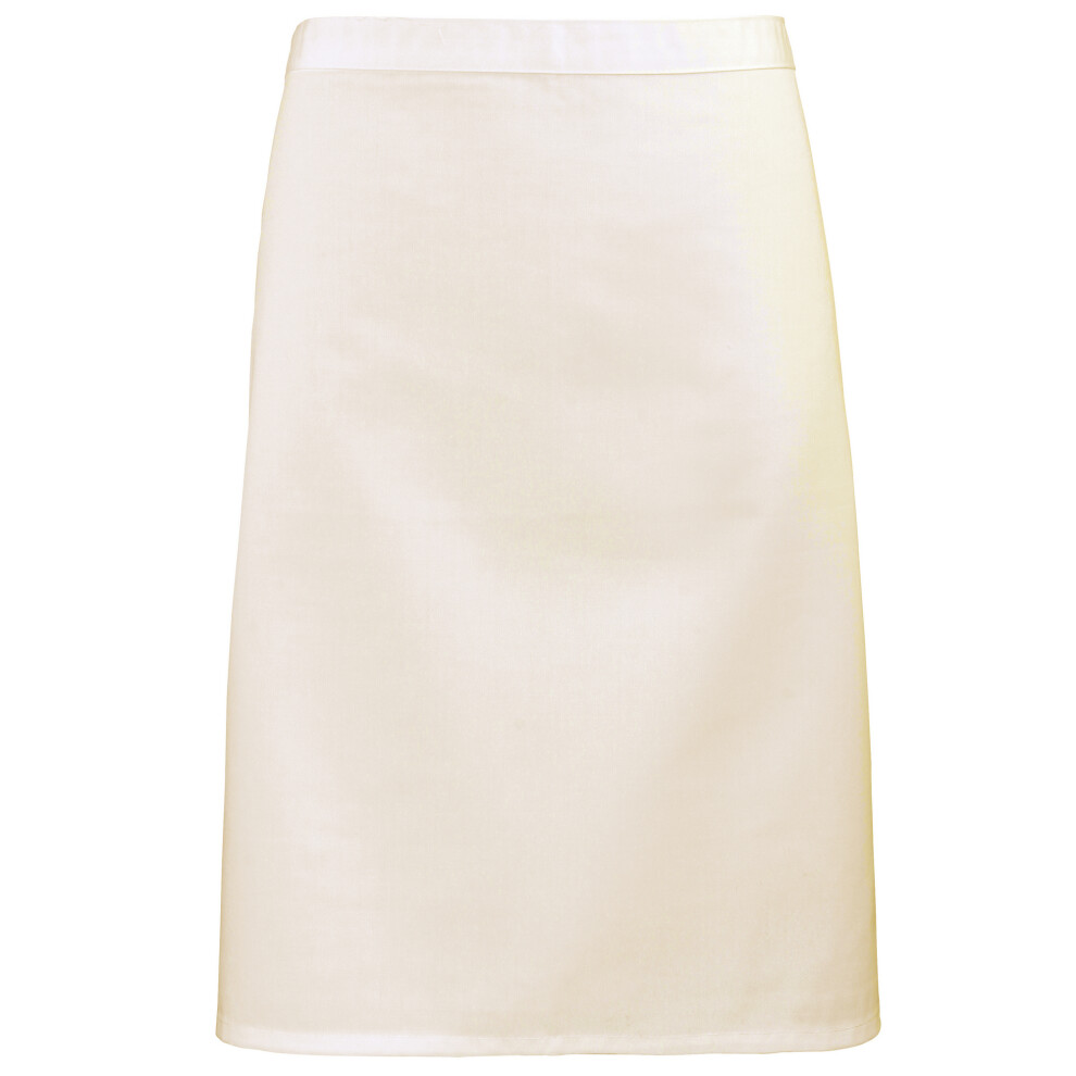 (One Size, Natural) Premier Ladies/Womens Mid-Length Apron