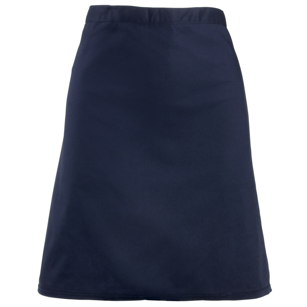 (One Size, Navy) Premier Ladies/Womens Mid-Length Apron