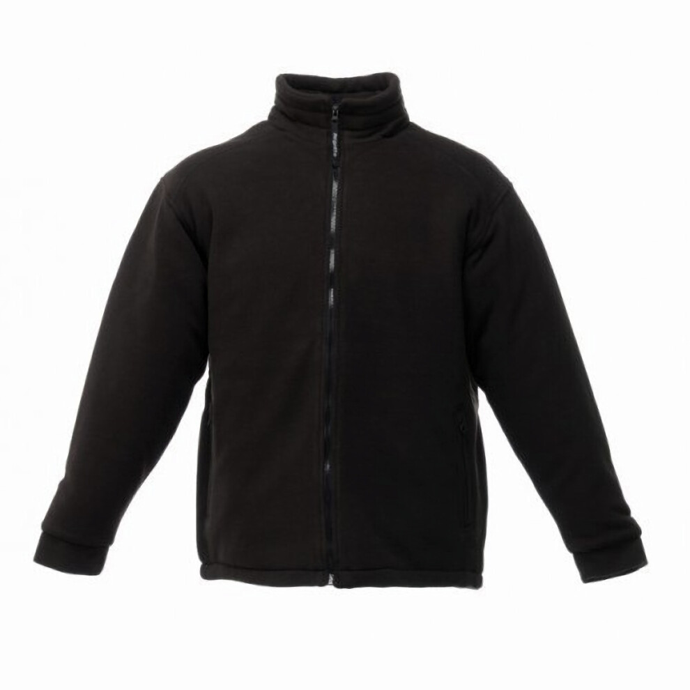 (L, Black) Regatta Mens Asgard II Quilted Fleece Jacket (Thermo-guard Insulation)