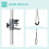 PawHut PawHut Adjustable Pet Grooming Arm w/ Clamp, Haunch Holders, Grooming Loop 5