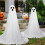 2 Pcs Spooky Ghost Standing With Light Strings Halloween Decoration 5