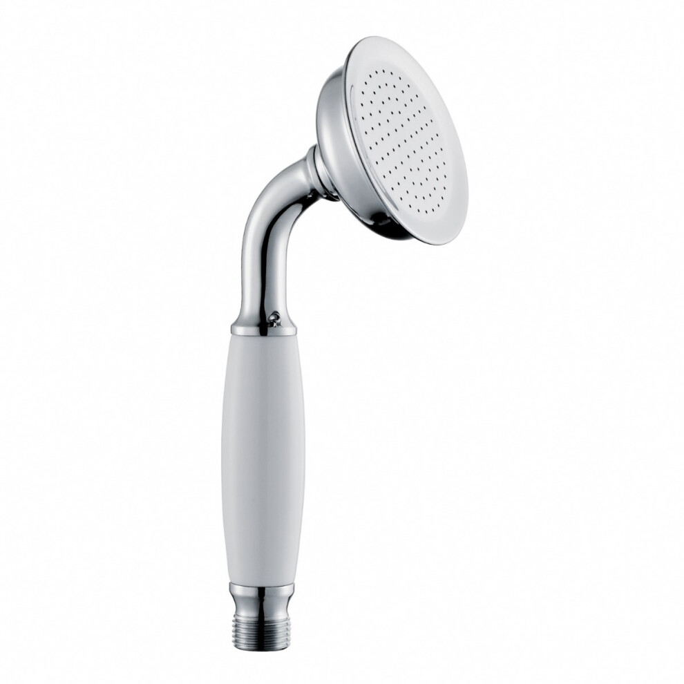 Round Bathroom Traditional Shower Chrome Head Handheld Handset Replacement