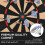 Homcom HOMCOM Electronic Dartboard 26 Games,185 Variations with 6 Darts Ready-to-Play 6