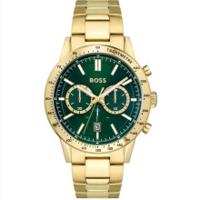 Hugo Boss 1513923 Allure Chronograph Green Dial Men's Watch gold green