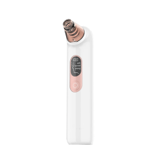 Blackhead Remover Pore Vacuum: Upgraded Facial Pore Cleaner with Blue Light, Electric Comedone Whitehead Extractor Tool- for Women & Men - WHITE