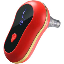 Electric Blackhead Instrument, Pore Cleaner Blackhead and Acne Can Remove Stubborn Blackheads and Effectively Shrink Pores (RED)