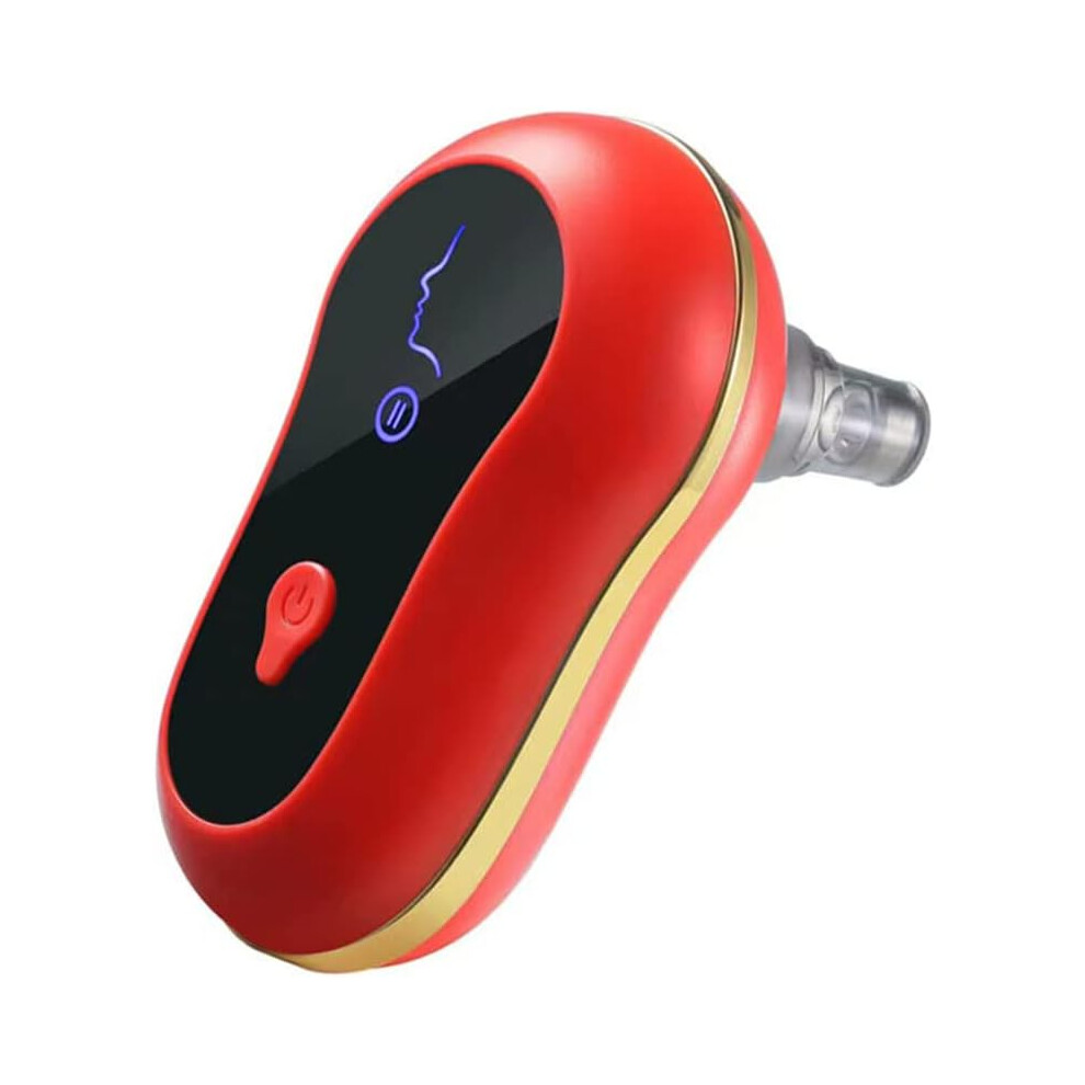 Chronus Red Electric Blackhead Instrument, Pore Cleaner Blackhead And Acne Can Remove Stubborn Blackheads And Effectively Shrink Pores Ï¼Redï¼