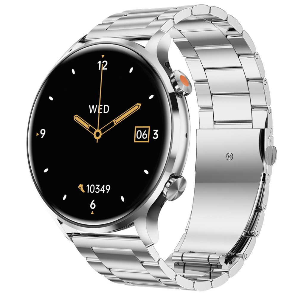 Chronus Smart Watch Bluetooth Call 1.39 Inch Health Monitoring 114 Sports Modes Compatible With Android Ios - Silver 6976919902695