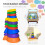 Outsunny Outsunny Kids Balance Stepping Stones - Multicoloured 4