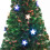 Homcom HOMCOM 5FT Prelit Artificial Christmas Tree Fibre Optic LED Light Decoration 6
