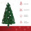 Homcom HOMCOM 5FT Prelit Artificial Christmas Tree Fibre Optic LED Light Decoration 2