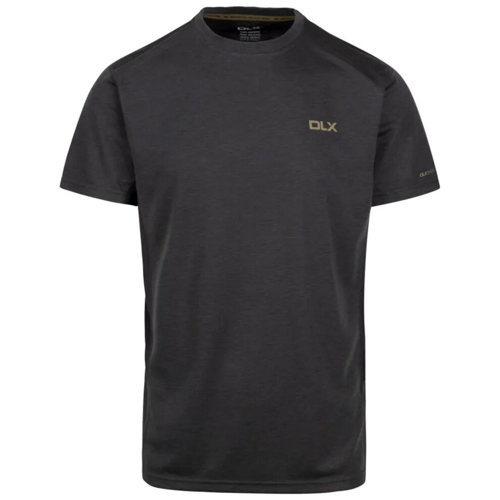 (XL, Dark Grey Marl) Trespass Mens Garvey DLX Marl T-Shirt