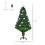 Homcom HOMCOM 4FT Prelit Artificial Christmas Tree Fibre Optic LED Light Decoration 2