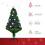 Homcom HOMCOM 4FT Prelit Artificial Christmas Tree Fibre Optic LED Light Decoration 4
