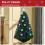 Homcom HOMCOM 4FT Prelit Artificial Christmas Tree Fibre Optic LED Light Decoration 5