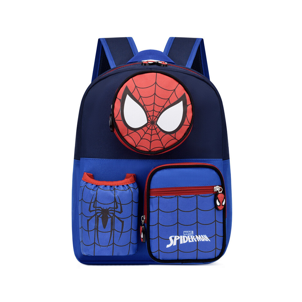 (Spiderman1) Playful Lightweight And Cartoon Backpack For Kindergarten Boys And Girls