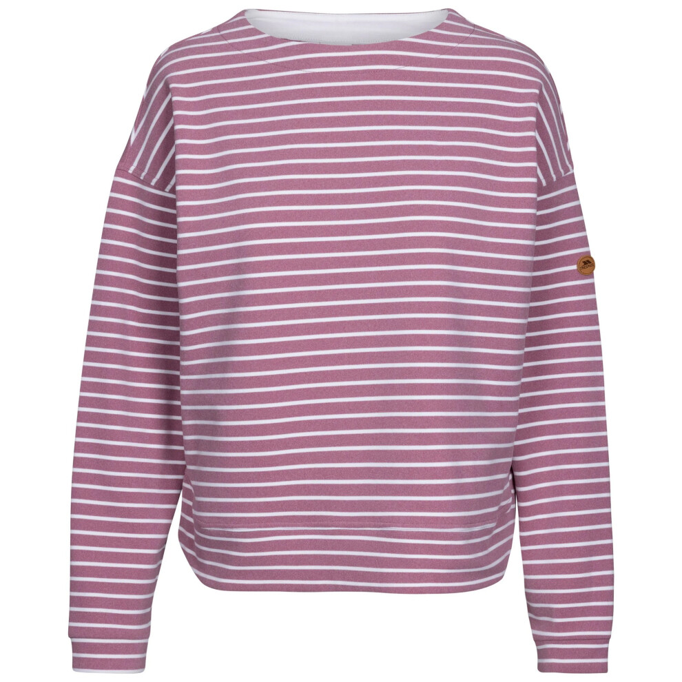 (L, Light Mulberry) Trespass Womens/Ladies Soothing Striped Marl Top