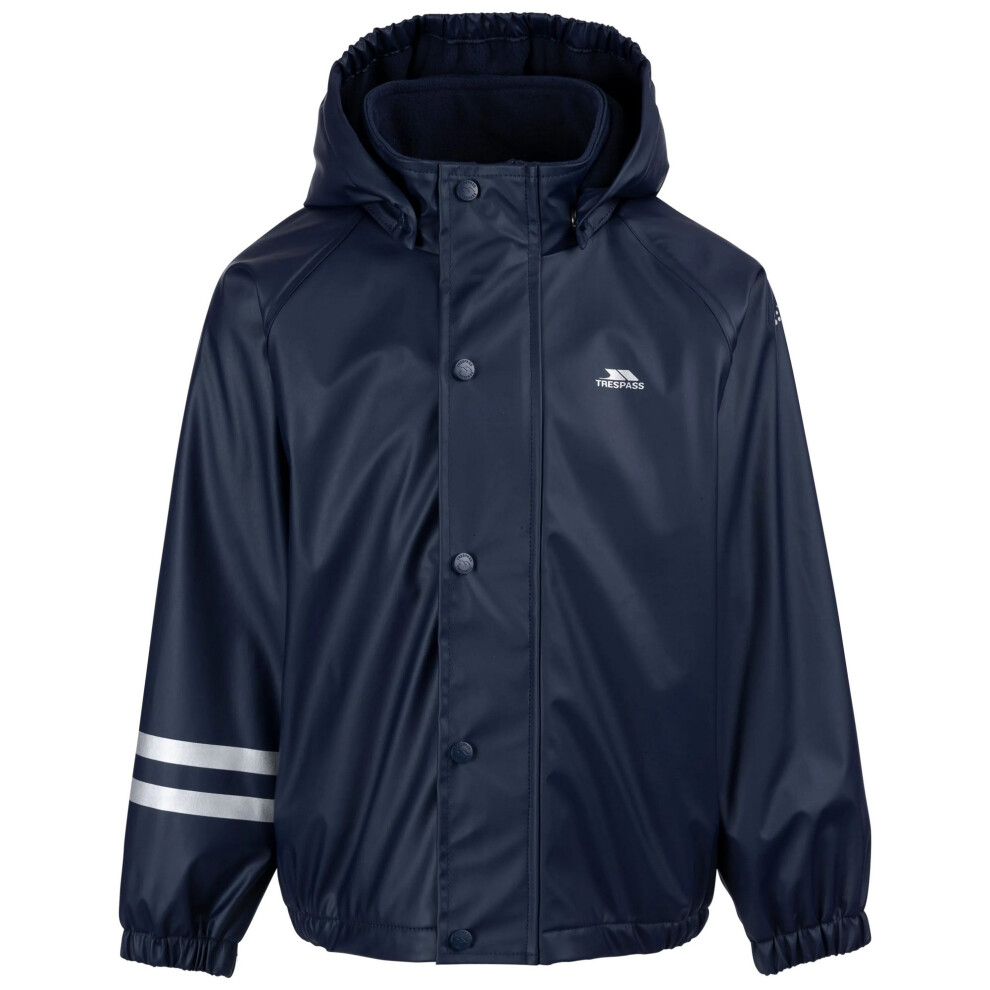 (7-8 Years, Navy) Trespass Childrens/Kids Daire TP50 Waterproof Jacket