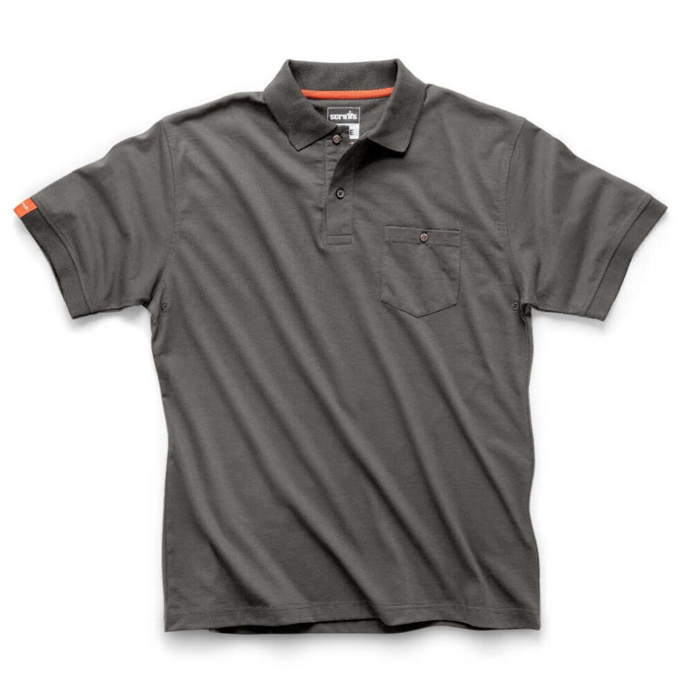 (S, Graphite) Scruffs Mens Polo Shirt