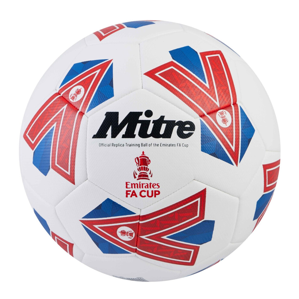 (4, White/Blue/Red) Mitre FA Cup 2023-2024 Football