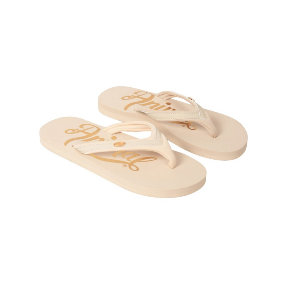 (9 UK, Light Beige) Animal Womens/Ladies Swish Recycled Flip Flops