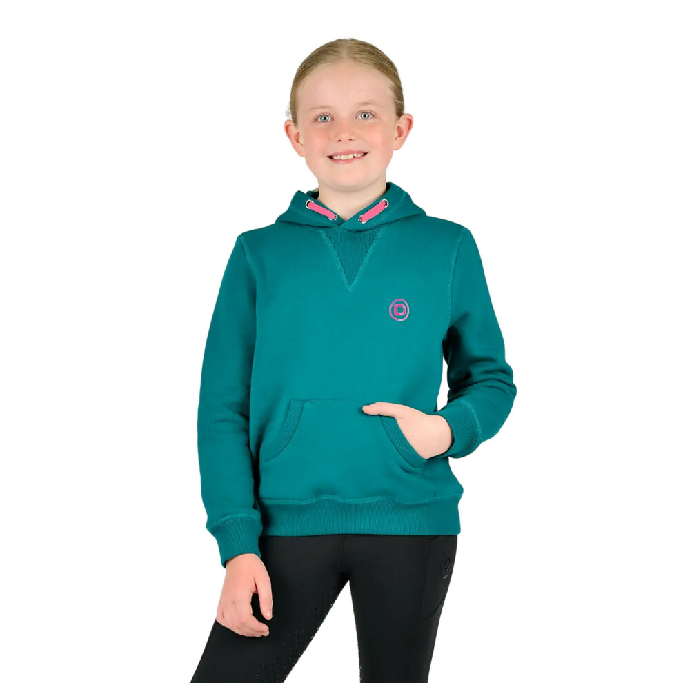 (6 Years, Deep Lake) Dublin Girls Camile Marl Drawstring Hoodie