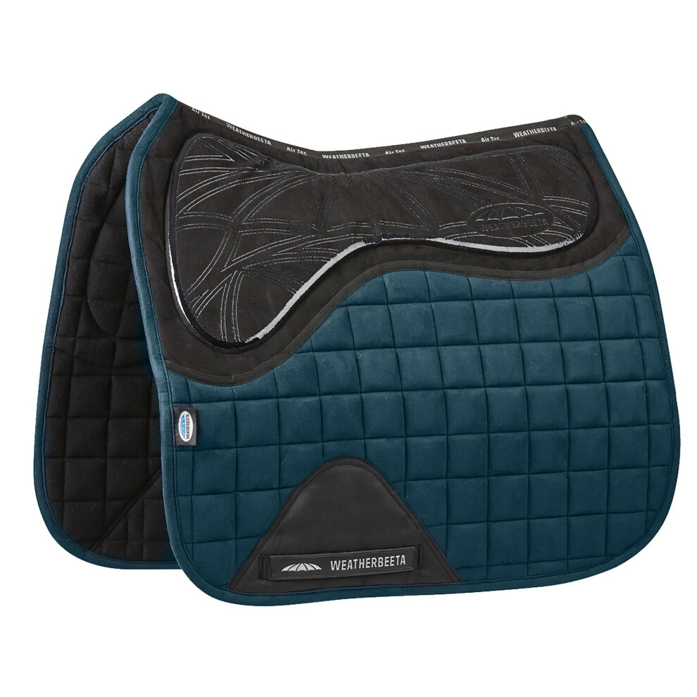 (Full, Navy) Weatherbeeta Ultra Gripped Suede Horse Dressage Saddlepad