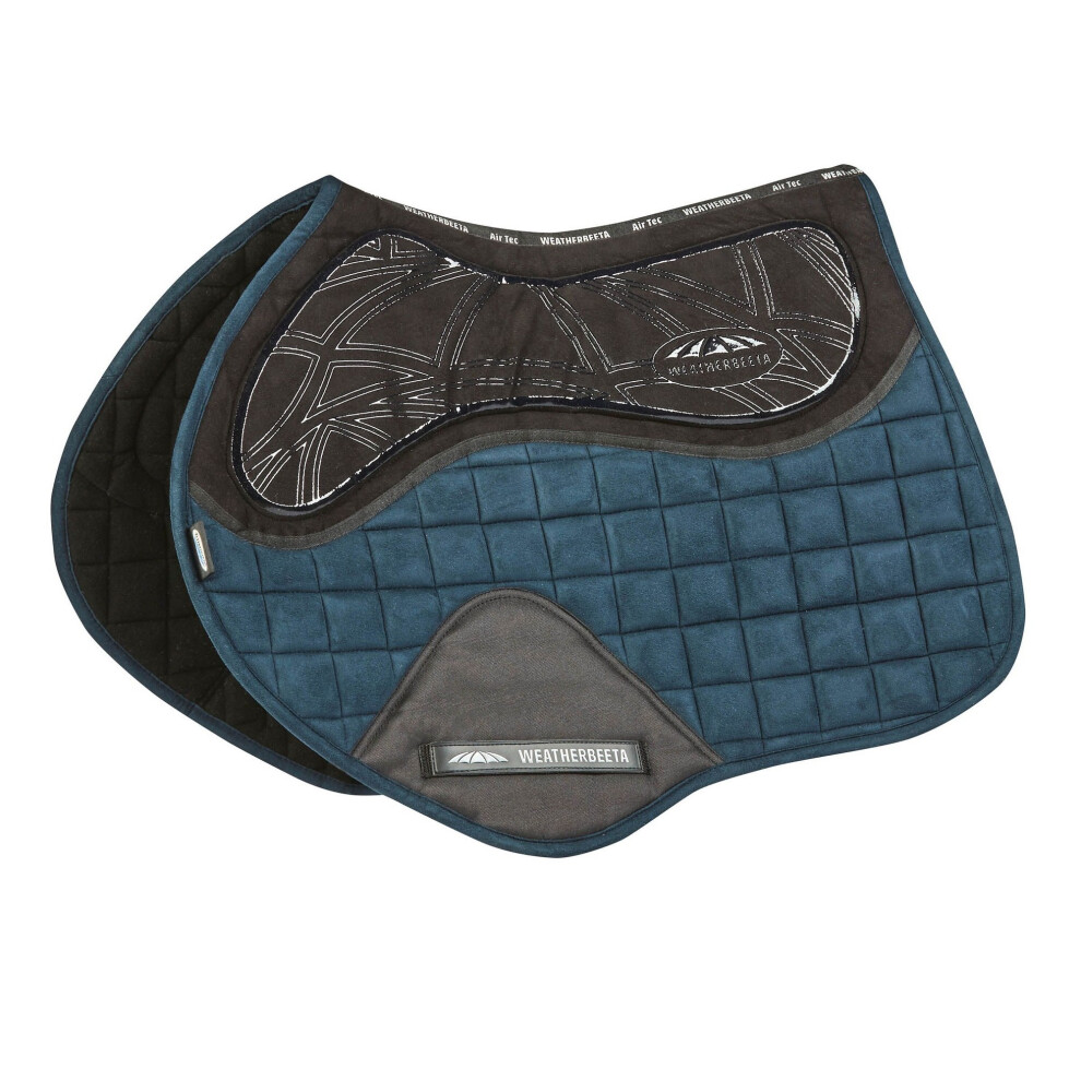 (One Size, Navy) Weatherbeeta Ultra Grip Jump Shaped Horse Saddlepad