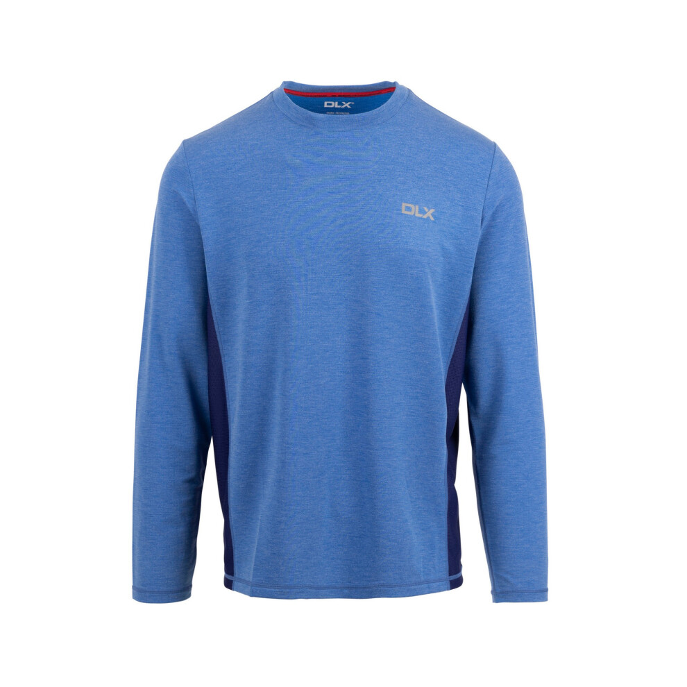 Trespass (M, Blue Marl) Mens Charlie Long-Sleeved T-Shirt