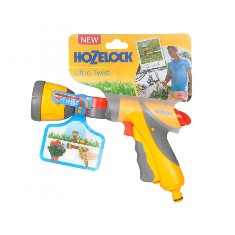 Hozelock Ultra Twist Spray Hose And Sprinkler