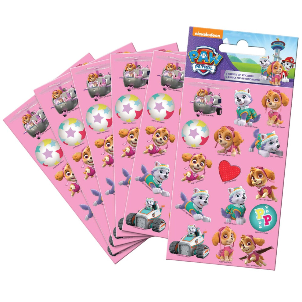 Characters Sticker Sheet (Pack of 6)