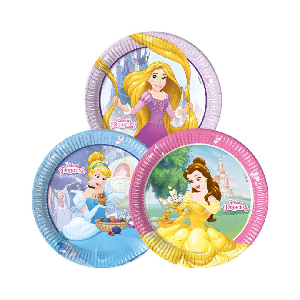 Characters Disposable Plates (Pack Of 8)