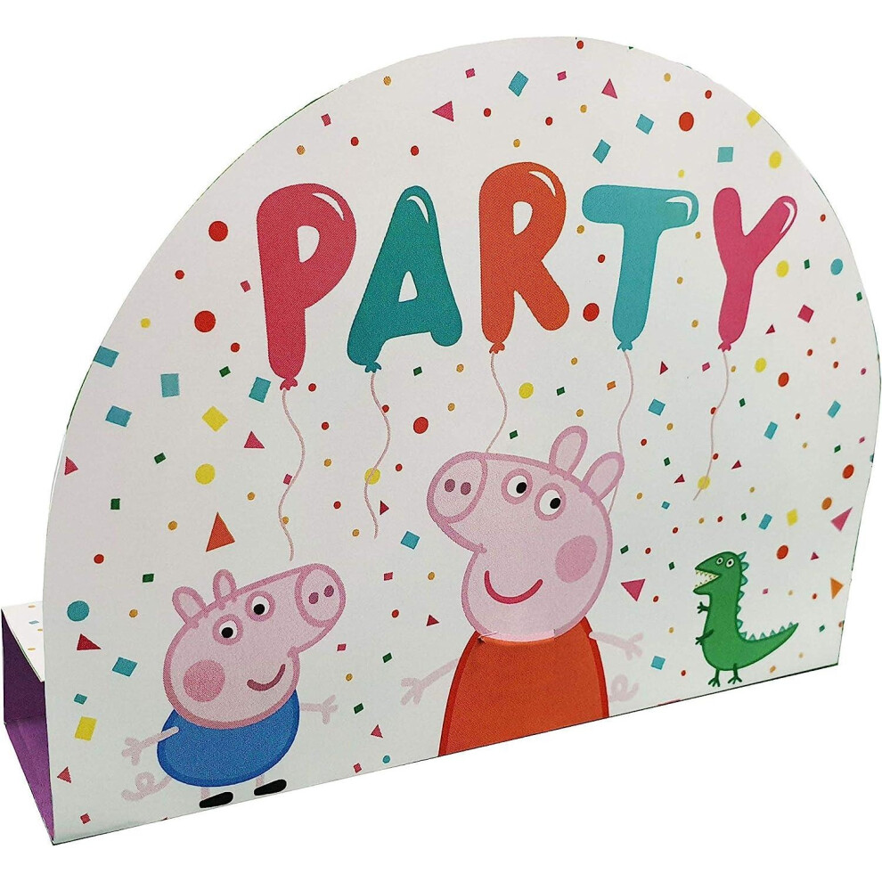 Peppa Pig Standing Invitations (Pack of 8)