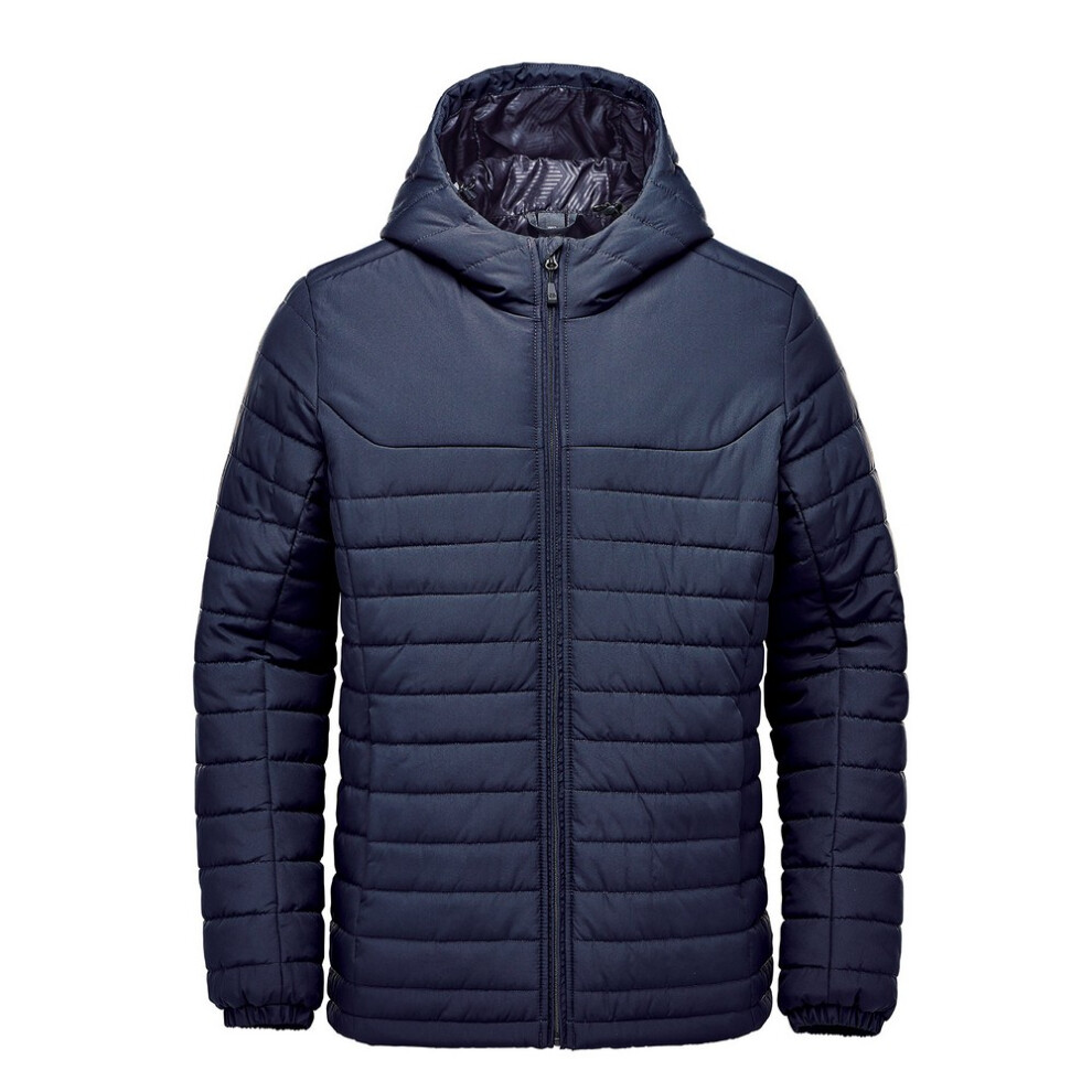 (S, Navy) Stormtech Mens Nautilus Quilted Hooded Jacket-image-OPC-PF785RZ-NEW