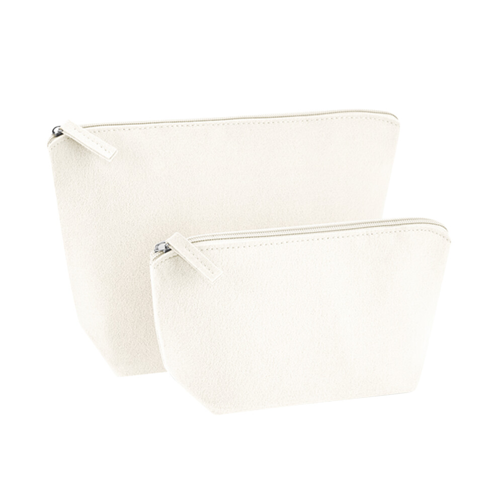 Bagbase (19Cm X 9Cm X 18Cm, Soft ) Felt Accessory Bag Unisex White 19Cm