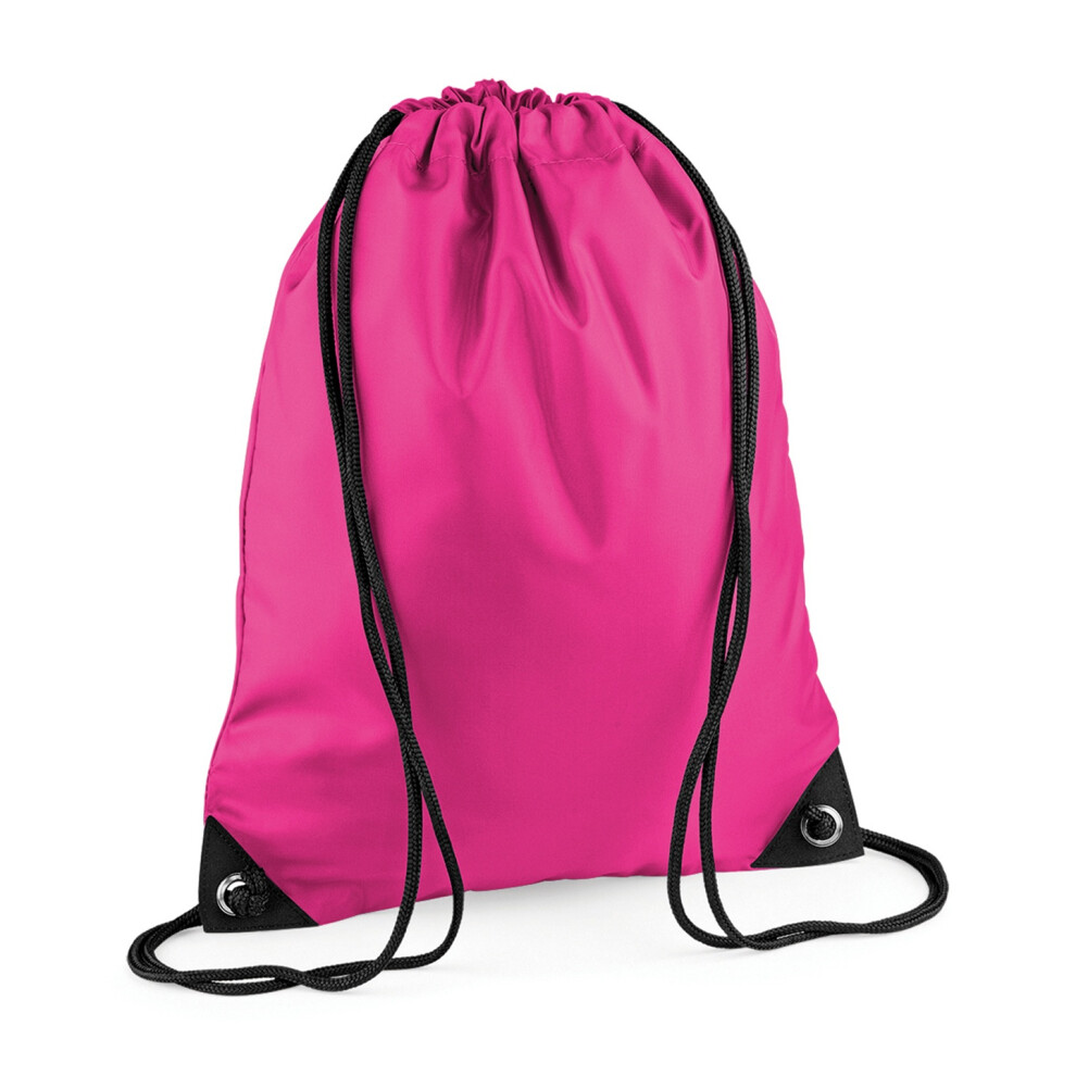 Bagbase (One Fuchsia) Premium Drawstring Bag Unisex Pink,Multicoloured 45Cm