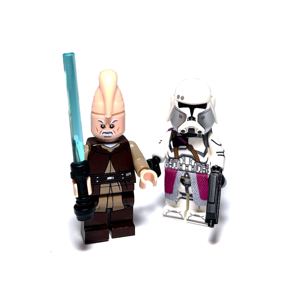Bysion Ki-Adi-Mundi Commandant Bacara Nova Corps Star Wars Revenge Of The Sith Clone Wars Custom Minifiguren