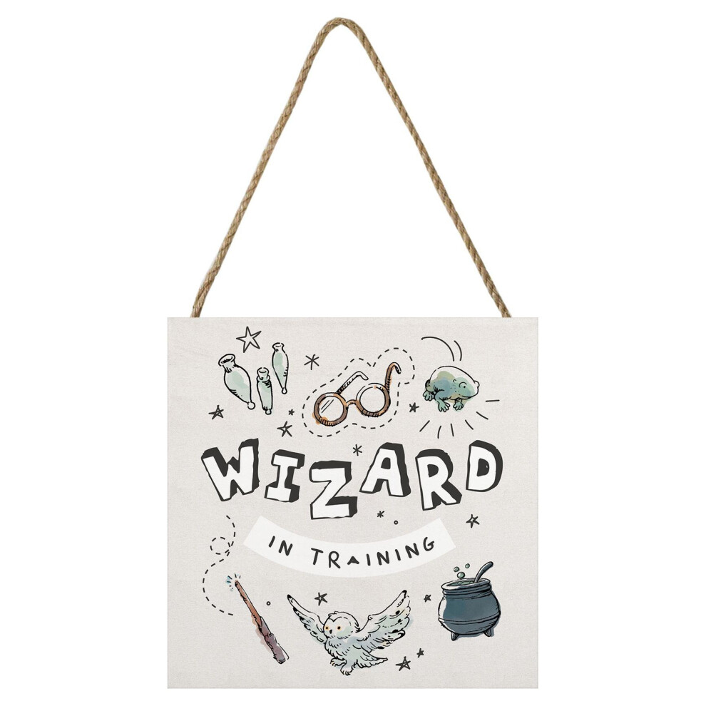 Harry Potter Wizard In Training Wooden Block