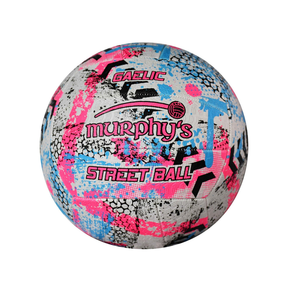 Murphys White/Pink/Cyan (4, ) Gaelic Street Football
