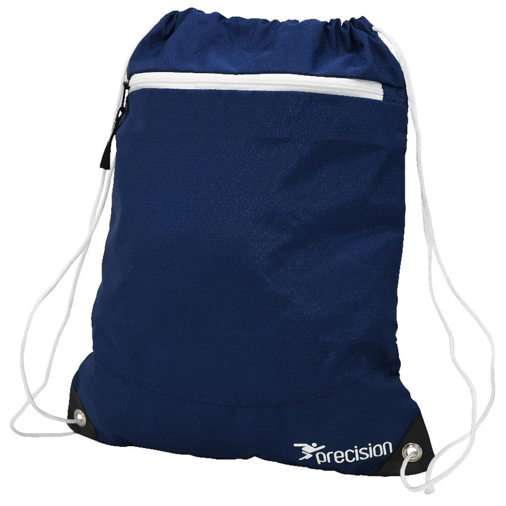 Precision Unisex White (One Size, Navy/White) Pro Hx Drawstring Bag